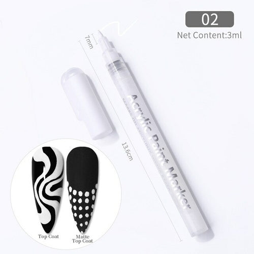 1 Pc Waterproof Nail Polish