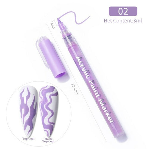 1 Pc Waterproof Nail Polish