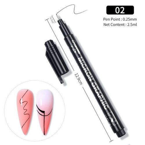 1 Pc Waterproof Nail Polish
