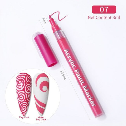 1 Pc Waterproof Nail Polish