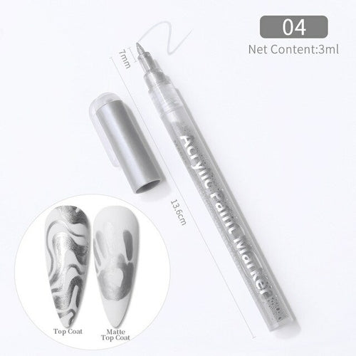 1 Pc Waterproof Nail Polish
