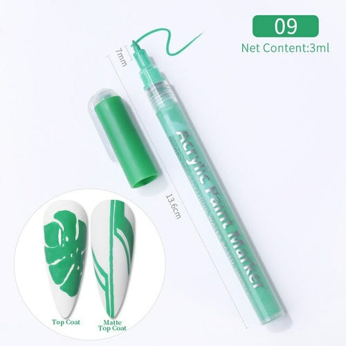 1 Pc Waterproof Nail Polish