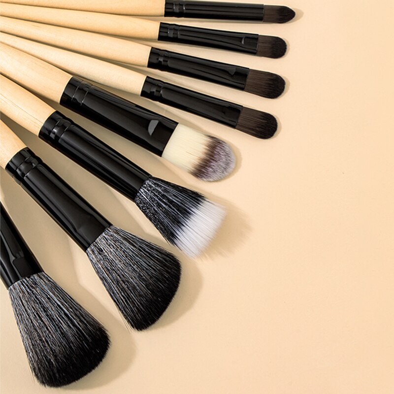 12 Pcs Soft Fluffy Hair Makeup Brushes