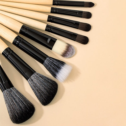 12 Pcs Soft Fluffy Hair Makeup Brushes