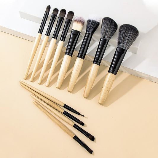12 Pcs Soft Fluffy Hair Makeup Brushes