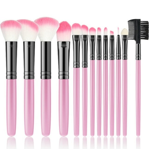 13Pcs Makeup Brushes Purple Set