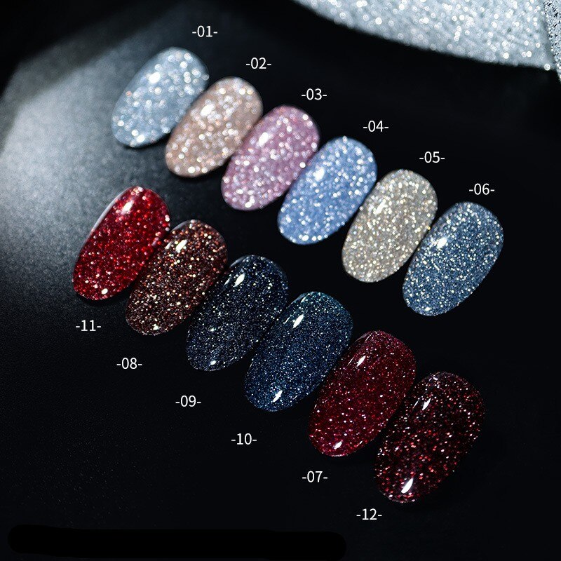 15ml Glitter Reflective Gel Nail Polish