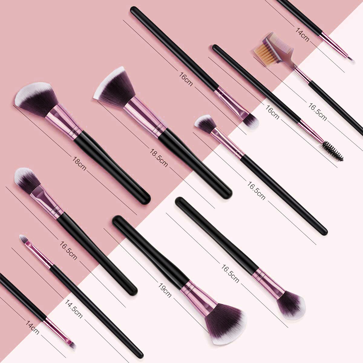 16pcs Soft Makeup Brushes Set
