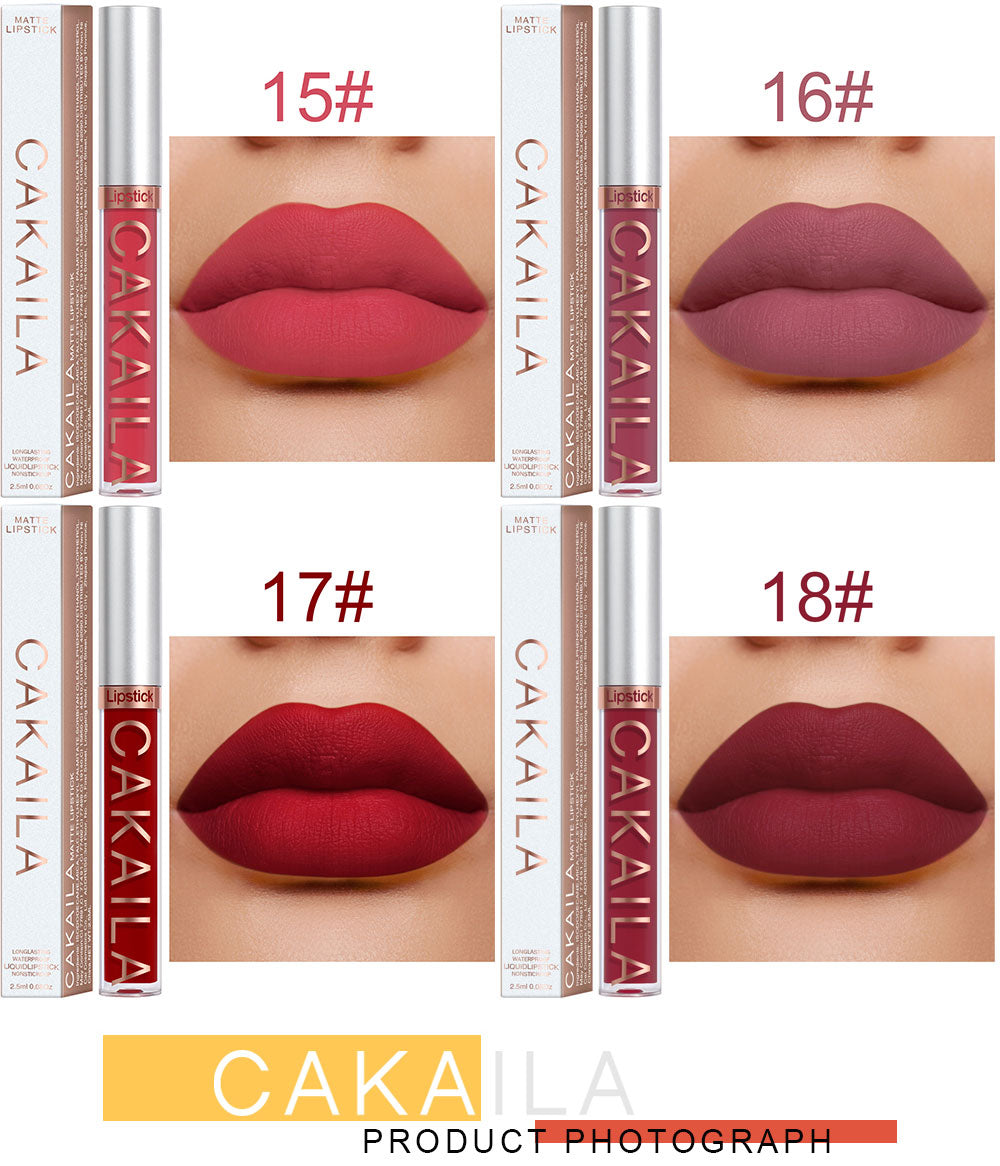 18 Colors Matte Liquid Lipstick