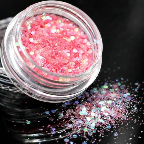 1box White Glitter Eyes Palette Monochrome