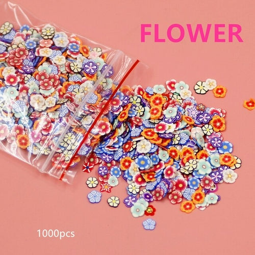 1pack Fruit Flowers Nail Art