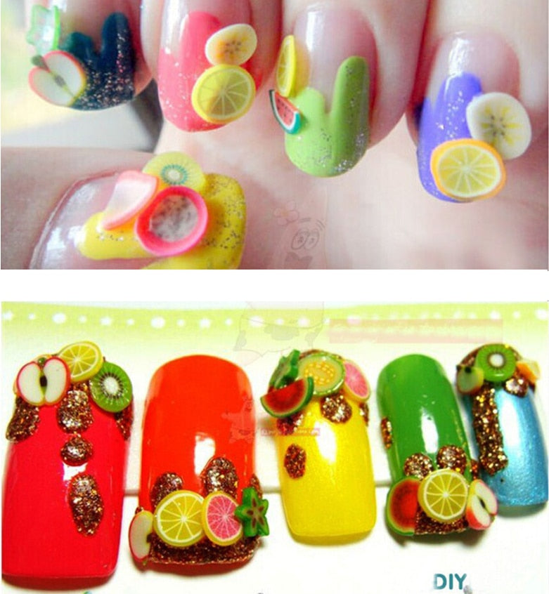1pack Fruit Flowers Nail Art