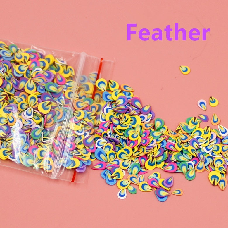 1pack Fruit Flowers Nail Art