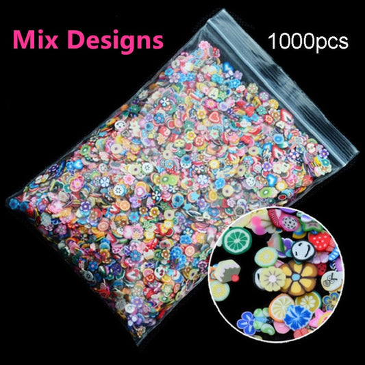 1pack Fruit Flowers Nail Art