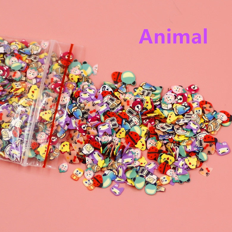 1pack Fruit Flowers Nail Art