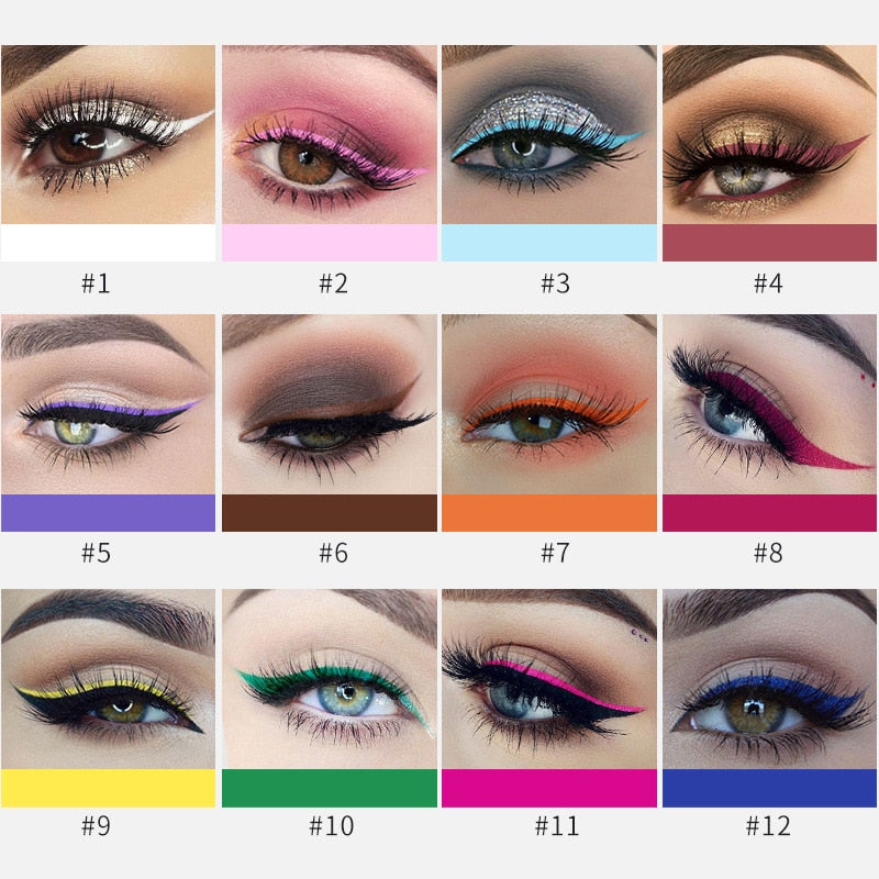 1pcs Colorful Liquid Eyeliner Pencil