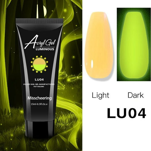 1pcs Glow Luminous Poly Nails Gel