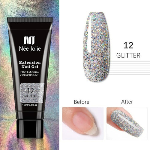1pcs Glow Luminous Poly Nails Gel
