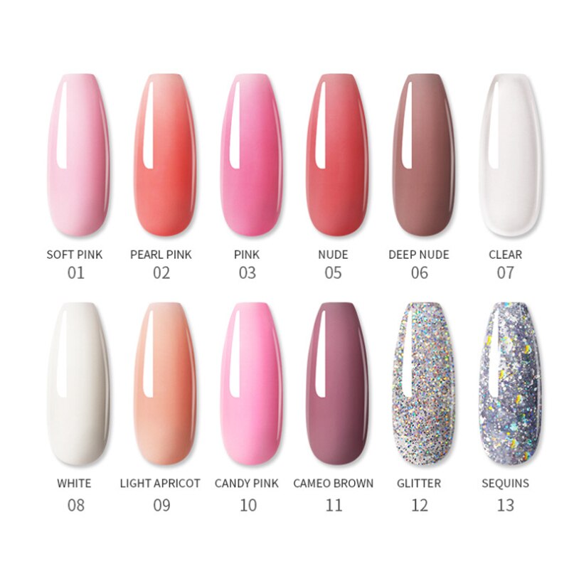 1pcs Glow Luminous Poly Nails Gel
