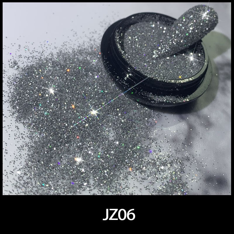 1pcs Kawaii Shiny Black Acrylic Powder