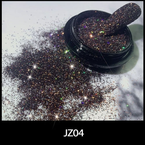 1pcs Kawaii Shiny Black Acrylic Powder