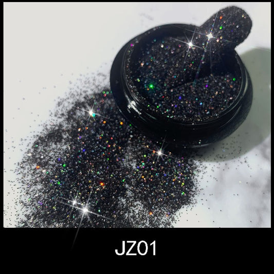 1pcs Kawaii Shiny Black Acrylic Powder