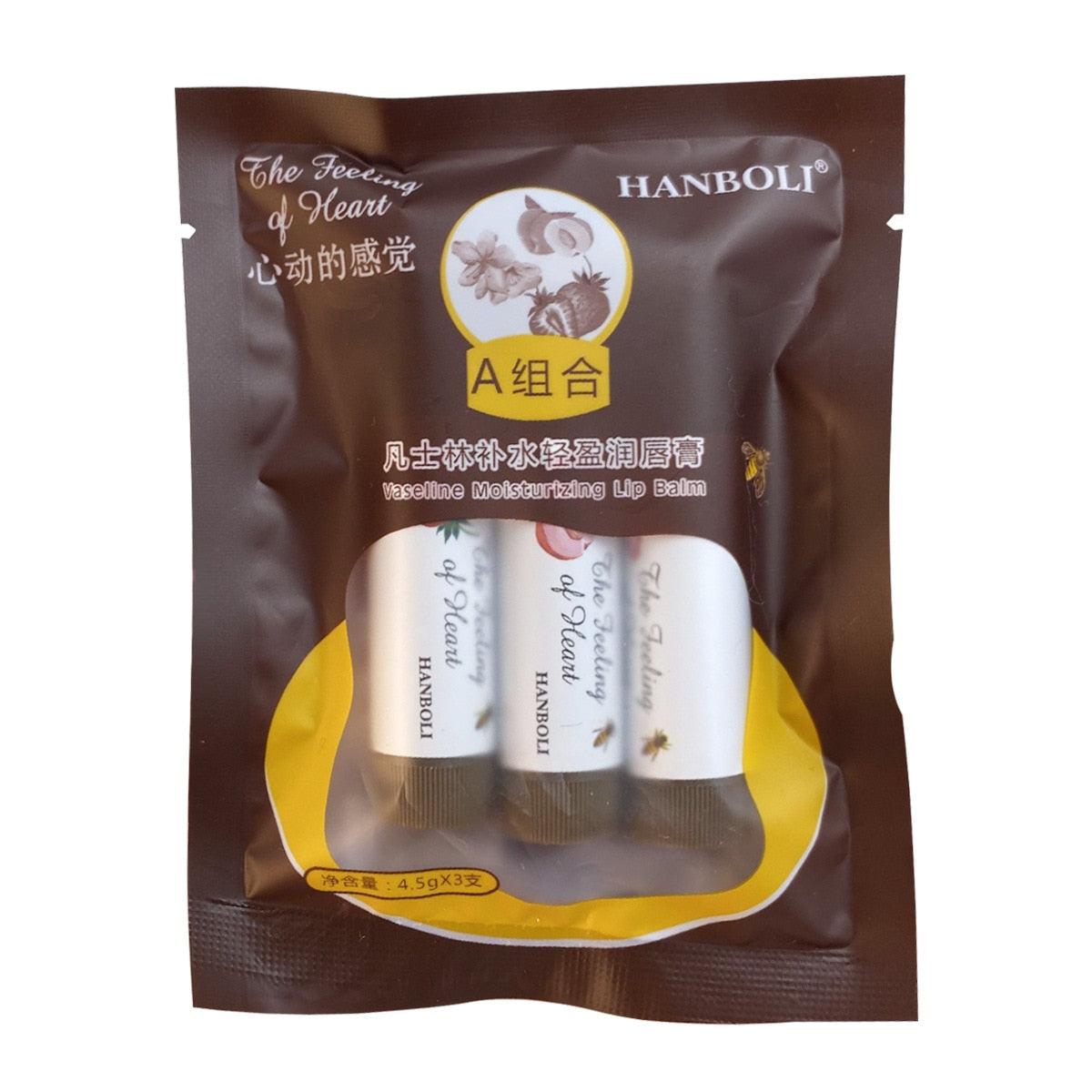 3pc Set Fruity Lip Balm Moisturizing