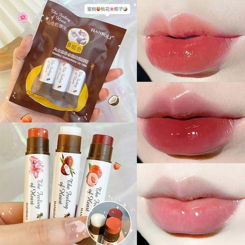 3pc Set Fruity Lip Balm Moisturizing