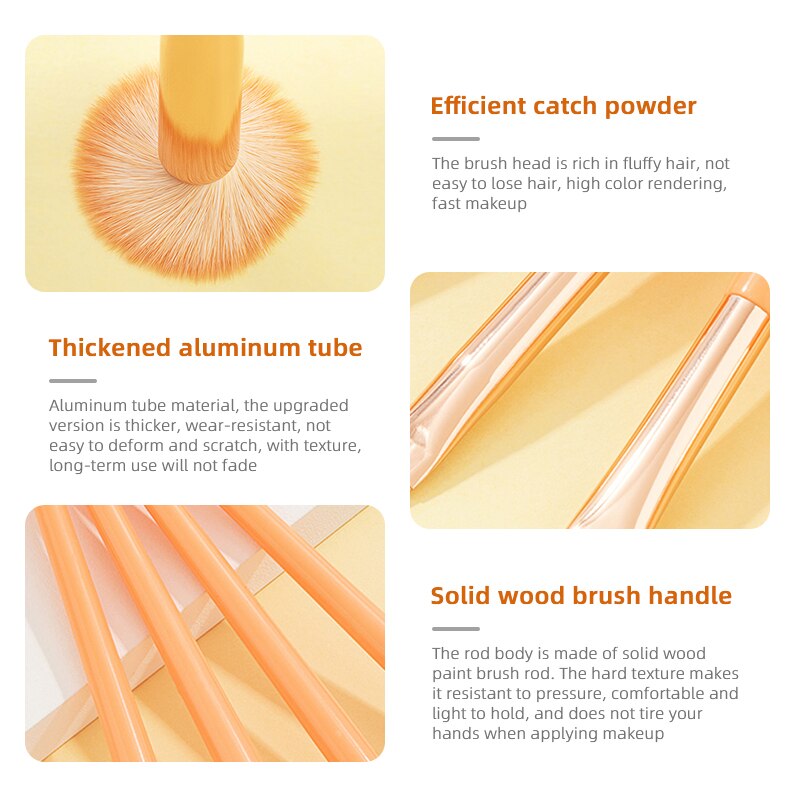 4 PCS Professional Makeup Brush Set