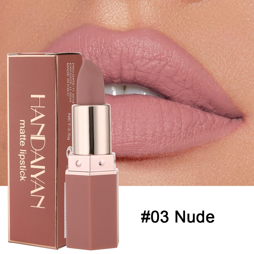 Waterproof Nude Matte Lipsticks