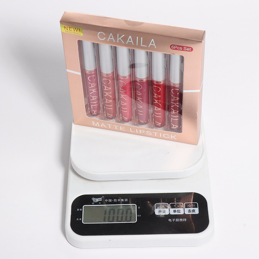 6 Pcs Lipstick Set Matte Lip Gloss