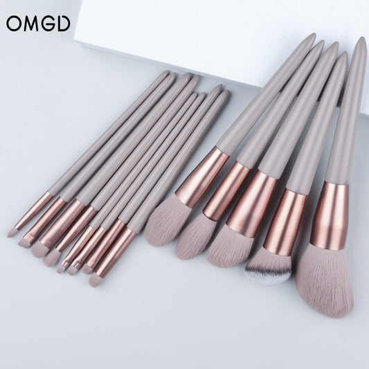 8-13pcs Soft Fluffy Makeup Brushes Set