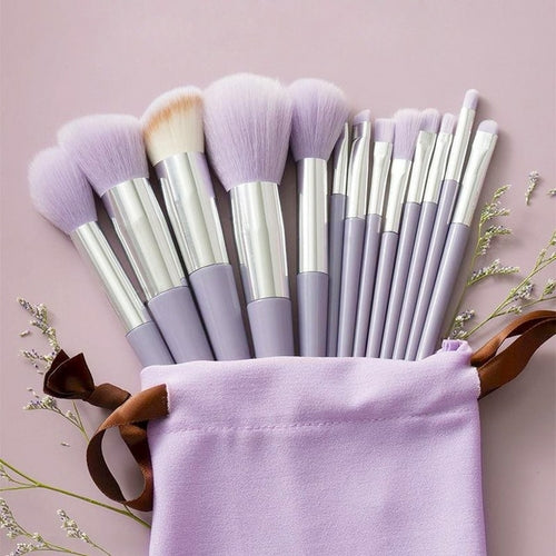8/13pcs Soft Fluffy Makeup Brushes Set