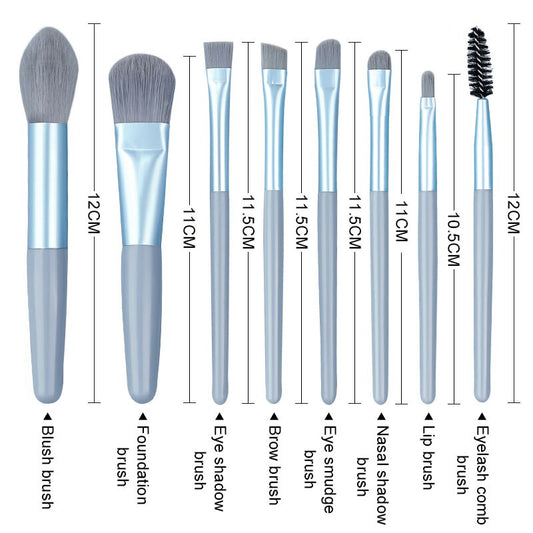 8Pcs Makeup Brushes Professional Set