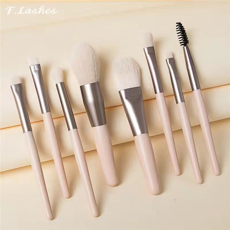 8Pcs Mini Women Makeup Brushes Set