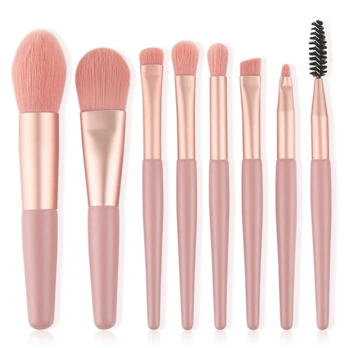 8Pcs Mini Women Makeup Brushes Set