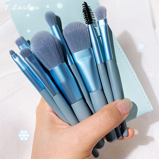 8Pcs Mini Women Makeup Brushes Set