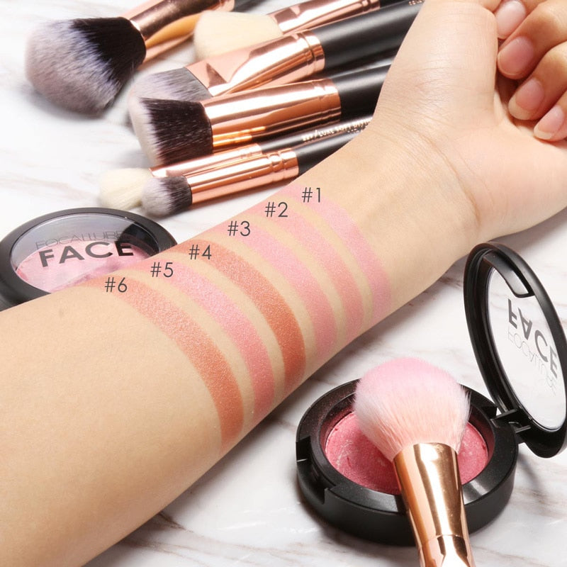 FOCALLURE 6 Colors Face Blush Makeup