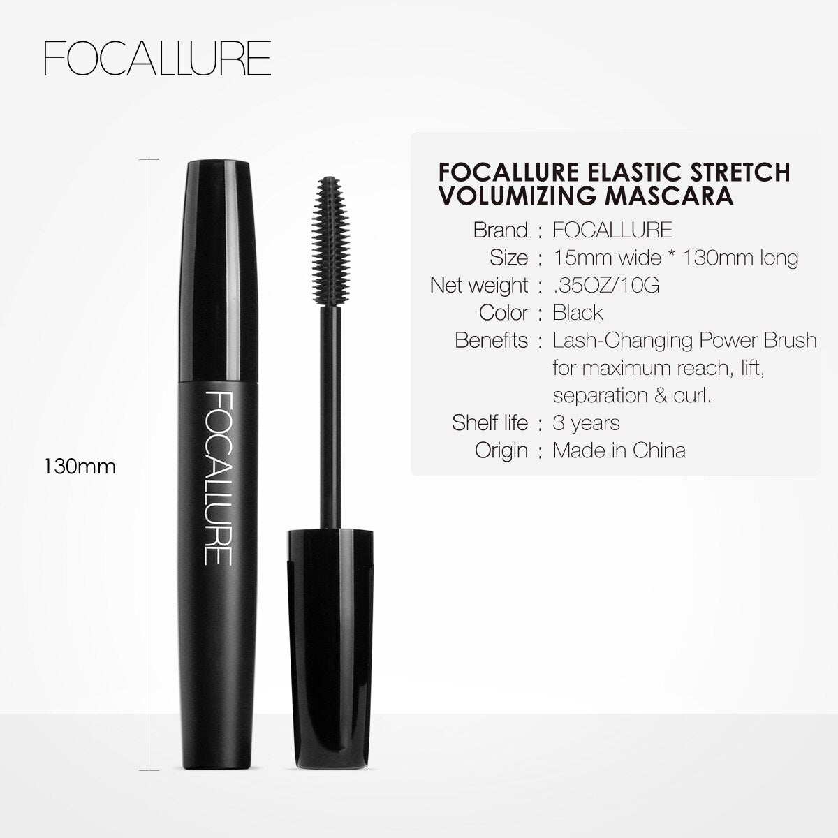 Focallure Curled Lashes Lengthening Mascara