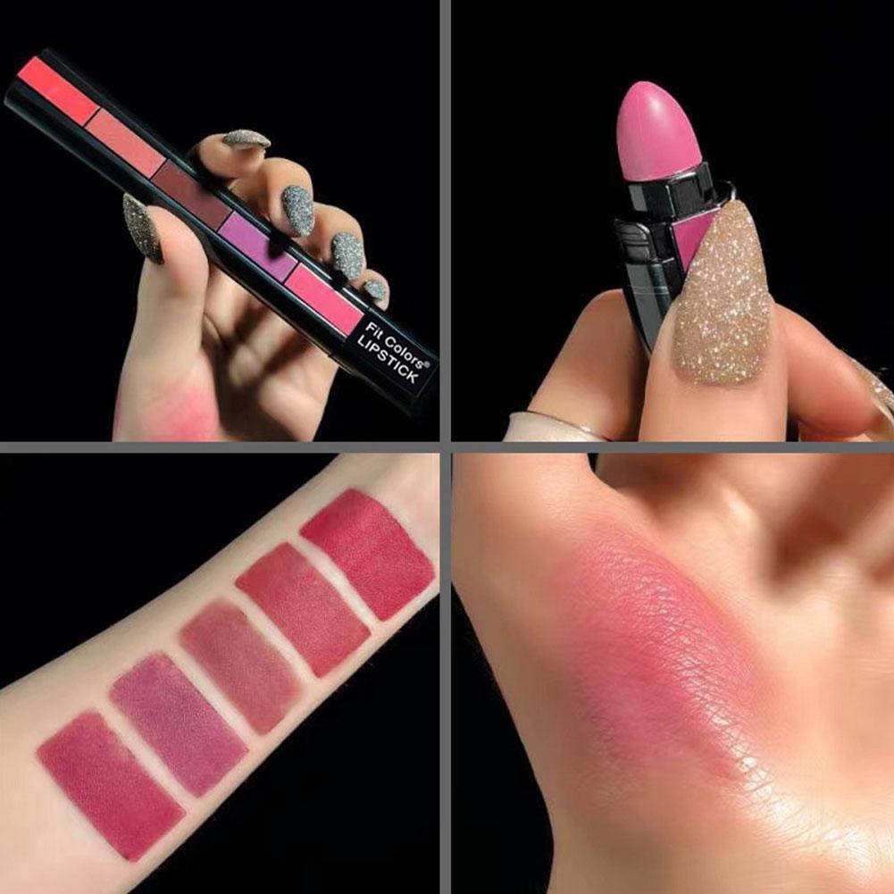 Fit Colors Matte 5-color Lipstick Set