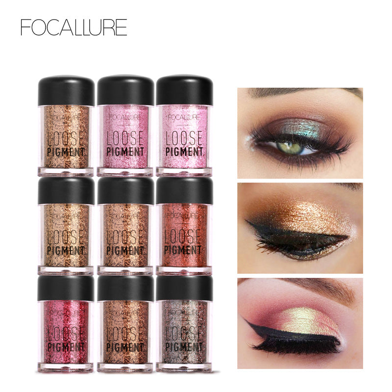Focallure 18 Colors Glitter Eye Shadow
