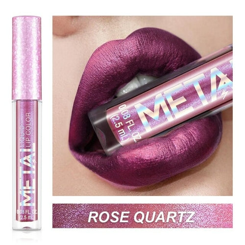 Glitter Metallic Liquid Lipstick Waterproof