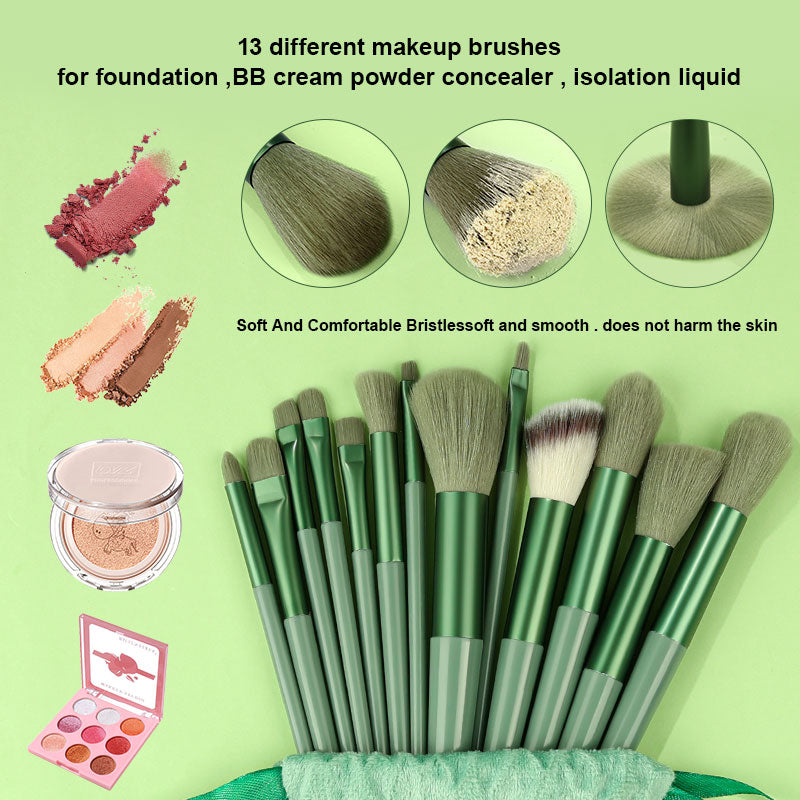 13Pcs Soft Fluffy Makeup Brushes Set