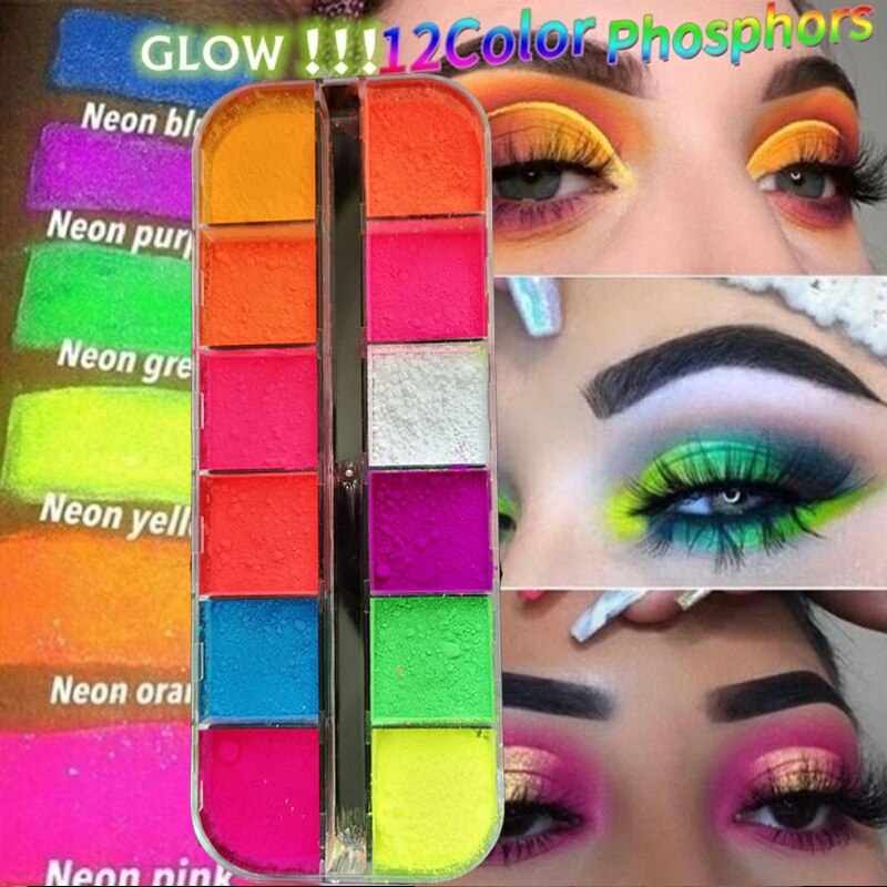 Fluorescent Phosphor Neon Eyeshadow