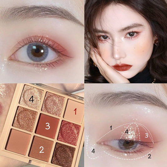 Waterproof Eyeshadow Pallete 9 Colors