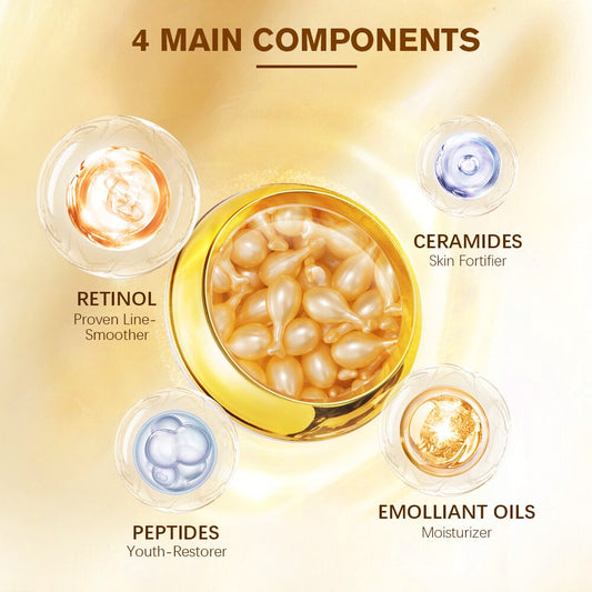 30Pcs/Bottle Retinol Capsules Essence Moisturizing