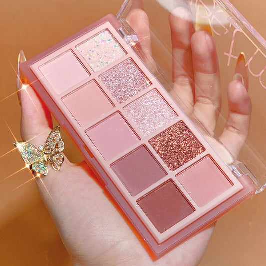 10 Colors Shimmering Eyeshadow Palette