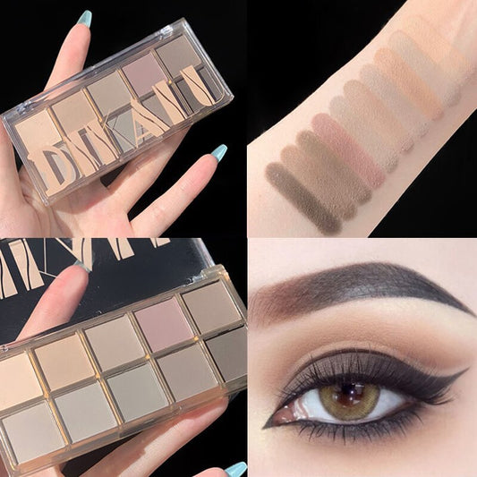 Diamond Glitter Matte Eyeshadow Palette