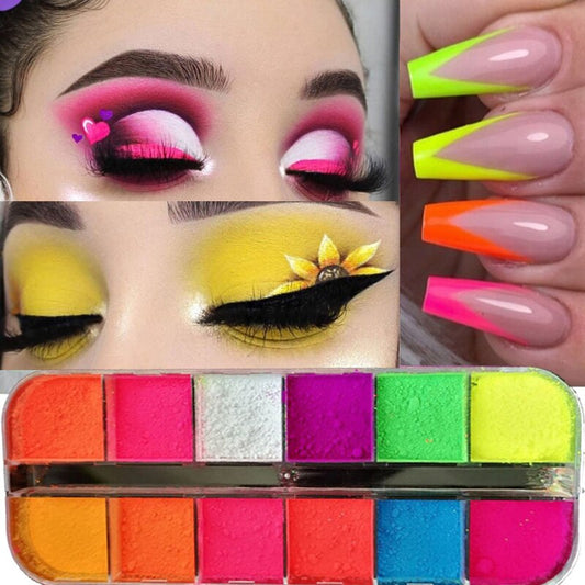 Fluorescent Phosphor Neon Eyeshadow