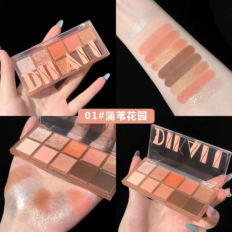 Diamond Glitter Matte Eyeshadow Palette